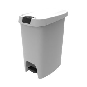 Lixeira Ecoboxes 25L Cinza Perspectiva