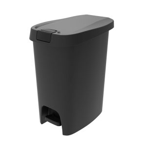 Lixeira Ecoboxes 25L Preta Perspectiva