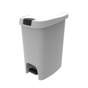 Lixeira Ecoboxes 50L Cinza Perspectiva