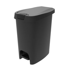 Lixeira Ecoboxes 50L Preta Perspectiva